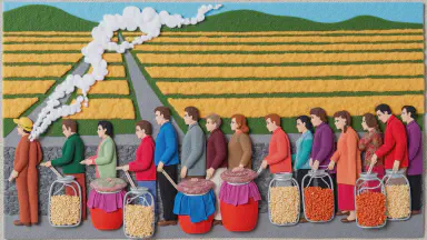 Unprecedented Rice Shortage: Resellers Now Bottling Pre-Cooking Steam - Style 7