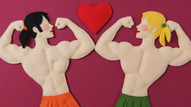 Sweat Speaks, Muscles Scream Love: Silent 'Macho Romance' 'Flex of Love' Tops Pectoral Box Office on Opening Day - Style 4