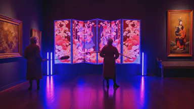 National Museum Takes on Screen Restoration with Tennis: Is Gold Leaf Volley Art or Error? - Style 5