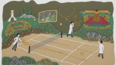 National Museum Takes on Screen Restoration with Tennis: Is Gold Leaf Volley Art or Error? - Style 7