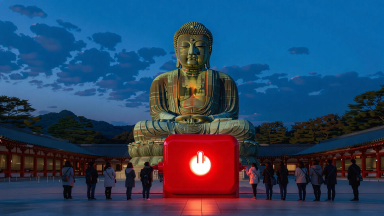 Controversy Over Installation of 'Power Switch' on Nara's Great Buddha - Main Image