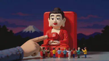 Controversy Over Installation of 'Power Switch' on Nara's Great Buddha - Style 1