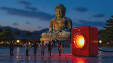 Controversy Over Installation of 'Power Switch' on Nara's Great Buddha - Style 7