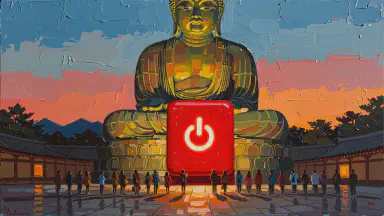 Controversy Over Installation of 'Power Switch' on Nara's Great Buddha - Style 10