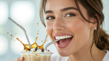 鉄分補給用“食べられる金属ストロー”販売 - Main Image