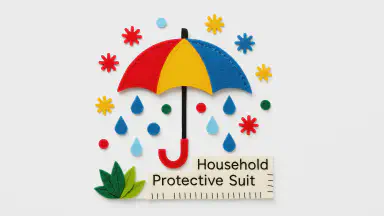 梅雨入りで街がバイオ村に、傘が防護服認定 - Style 4