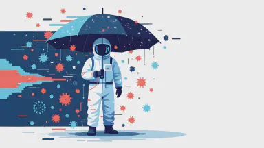 梅雨入りで街がバイオ村に、傘が防護服認定 - Style 6