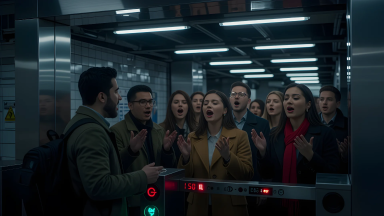 Subway 'Singing Security Check' Scans Safety by Pitch - Main Image