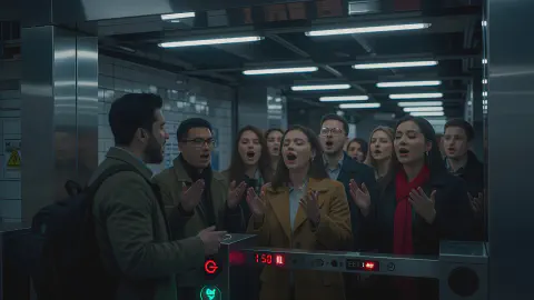 地下鉄「歌声荷物検査」音程でセキュリティ