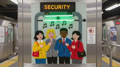 Subway 'Singing Security Check' Scans Safety by Pitch - Style 3