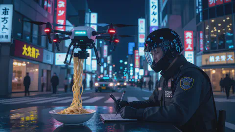 Smart Chopsticks Issue Arrest Notices for Illegal Slurping Sounds