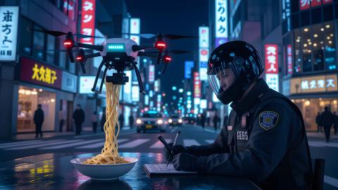 スマート箸、違法すする音で逮捕通知