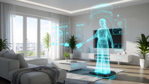 壁に貼れば推しが掃除監督　ARポスター、指示と課金の嵐