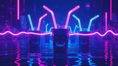Paper Straws Were Actually Seals Blocking Dimensional Rifts - Style 2