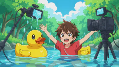 Streamer Bankrupted by Water Bills from Year-Long Pool Broadcast - Style 1