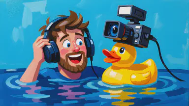 Streamer Bankrupted by Water Bills from Year-Long Pool Broadcast - Style 4
