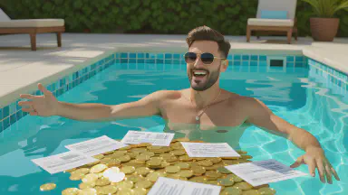 Streamer Bankrupted by Water Bills from Year-Long Pool Broadcast - Style 6