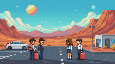 AI修学旅行代理店、集合場所を火星に設定 - Style 8