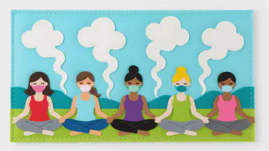 無音おならヨガ、スタジオがサイレント死守 - Style 3