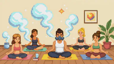 無音おならヨガ、スタジオがサイレント死守 - Style 7