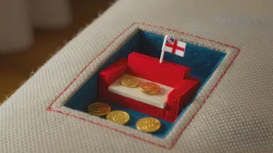 Sofa Gap Recognized as Independent Nation, Dropped Coins Now Foreign Currency - Style 2