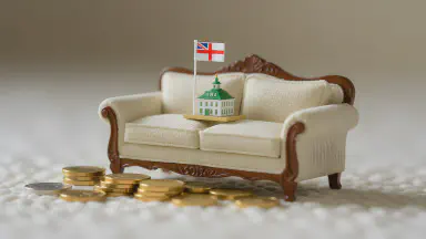 Sofa Gap Recognized as Independent Nation, Dropped Coins Now Foreign Currency - Style 3
