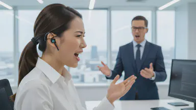 AI Earplugs Auto-Mute Only Boss's Voice: Will Work Reform Smile at "Unhearable Instructions"? - Style 6