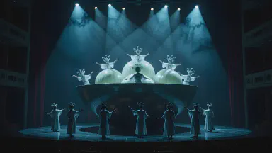 舞台『宇宙船茶碗蒸し』、役者自らが具材となり無重力で沈む演技に観客総立ち - Style 7