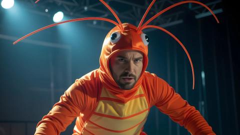 舞台『宇宙船茶碗蒸し』、役者自らが具材となり無重力で沈む演技に観客総立ち