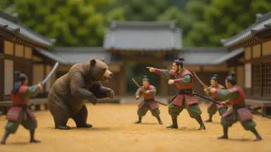 撮影現場に迷い込んだクマ、スタントマンとして正式デビュー - Style 5