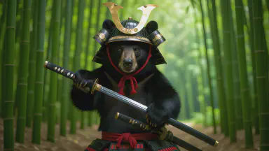 撮影現場に迷い込んだクマ、スタントマンとして正式デビュー - Style 7