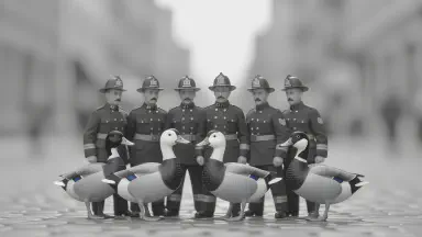 全ての「アヒル口」は宇宙からの遠隔操作だった。消防団員、無意識に“受信ポーズ”を継承か - Style 4