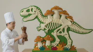 ティラノサウルス、実は巨大シメジだった。食卓の親子丼が「本物の親子」だった可能性浮上 - Style 3