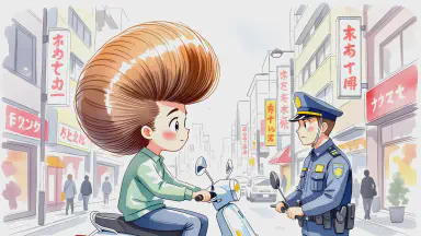 「もはやヘルメット」Z世代の超硬質リーゼント、ついに警察が“着用物”と認定 - Style 4