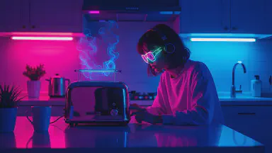 故障予測AI、トースターの反乱を予言。解決策は「毎朝パンを褒める」月額契約 - Style 1