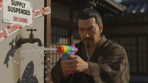 古武術「水撃道」、達人が水道料金滞納で免許停止。宇宙との交信は一時中断。