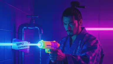 古武術「水撃道」、達人が水道料金滞納で免許停止。宇宙との交信は一時中断。 - Style 2