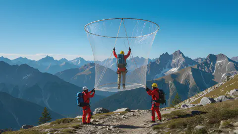 Anti-Gravity Sandals Too Effective, Hikers Keep Floating Away; Rescue Teams Resort to Giant Butterfly Nets