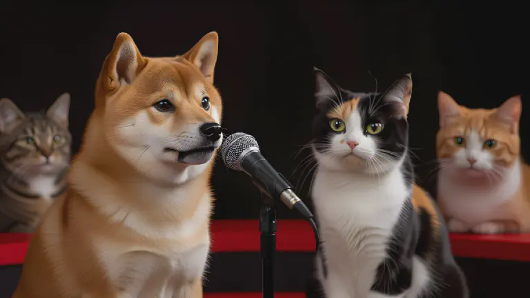 Faction Conflict Intensifies in Animal Shelter Reality Show. Shiba Inu Tearfully Says in Interview: "I Cannot Forgive That Calico Cat's Espionage"