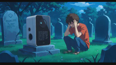 ガジェット霊園でAI、最後の言葉は「パスワードは…」。所有者、データ取り出せず号泣。 - Style 1