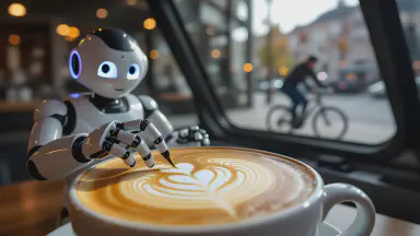 最新AIバリスタ、動力源は「ペダルを漕ぐ人間」。CEOは「究極の有機エネルギー」と説明 - Style 4