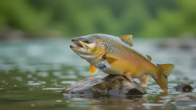 「プロテインは天然物に限る」川を遡上するムキムキ鮭、大手サプリ会社と電撃契約 - Style 3