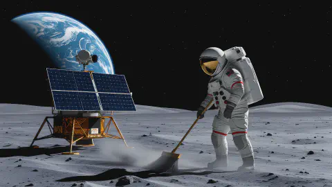 Lunar Workers Urgently Needed at 1,300 Yen/Hour. Benefits Include 'Zero-Gravity Back Pain' and Return Fuel Costs Deducted from Pay