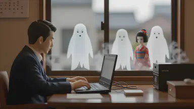 新都市伝説『きっちり定時で帰る鈴木さん』、あまりの普通さに『口裂け女』がただのマスク美人に見えてしまう現象が多発 - Style 4