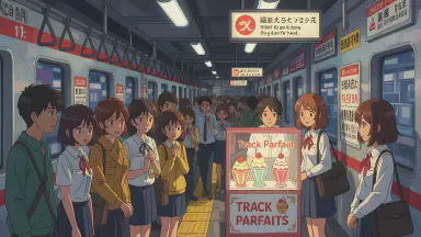 "Apologies for Delays Served as Parfait" - New Sweet Created on Heat-Warped Rails Goes on Sale Today - Style 1