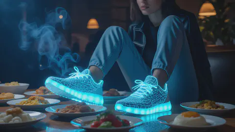 AI Sneakers Sync with Wearer's Stomach to 'Shoulder' Food Digestion, But Shoes Also Get Heartburn