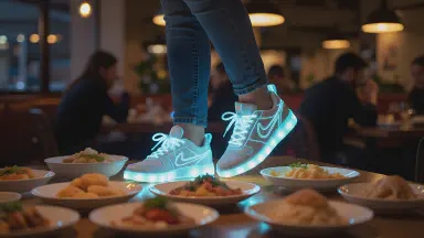 AI Sneakers Sync with Wearer's Stomach to 'Shoulder' Food Digestion, But Shoes Also Get Heartburn - Style 3