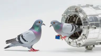 全衛星ダウン。最後の希望は『徳川家』が飼育した宇宙伝書鳩だった…NASAが古文書を公開 - Style 2