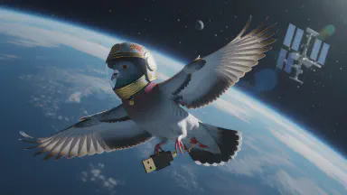 全衛星ダウン。最後の希望は『徳川家』が飼育した宇宙伝書鳩だった…NASAが古文書を公開 - Style 3