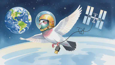 全衛星ダウン。最後の希望は『徳川家』が飼育した宇宙伝書鳩だった…NASAが古文書を公開 - Style 5